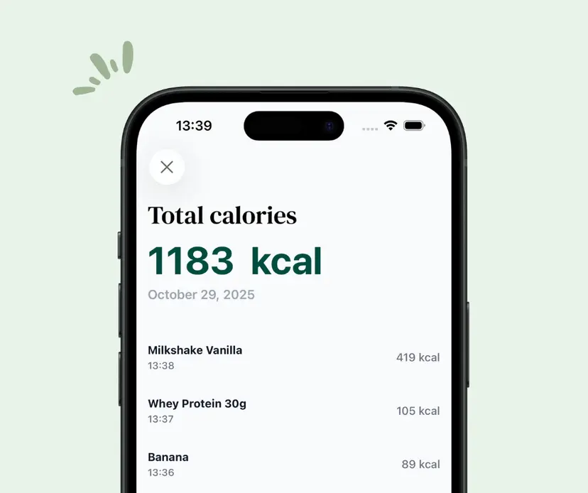 Traquez vos calories avec l'IA